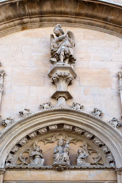 Facade of the Catholic Church in Palma de Mallorca — Stock Photo, Image