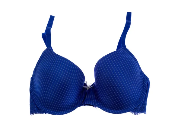 Reggiseno blu, isolato — Foto Stock