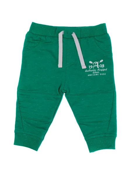 Çocuklar yeşil pantolon, ayrı tut — Stok fotoğraf