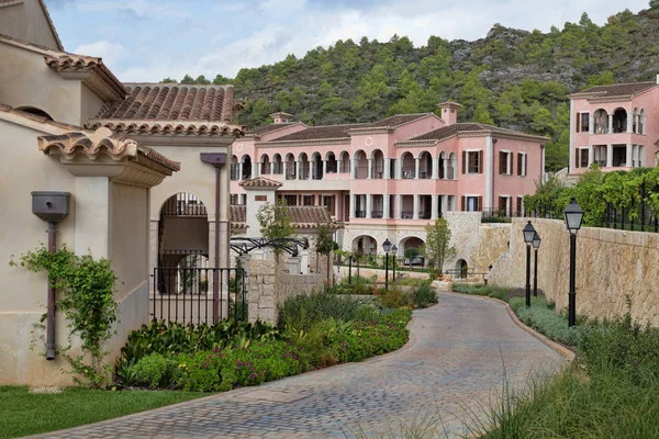 Facade of a luxury hotel — Stock Photo, Image