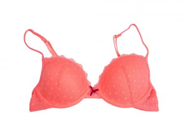 Pembe sutyen. İzole