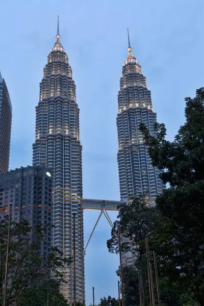 Petronas Towers, Kuala Lumpur, Malaysia — Stock Photo, Image