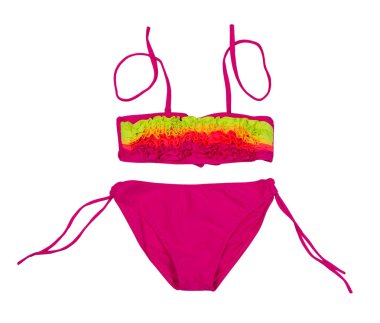 Kırmızı şık mayo. Beyaz izole