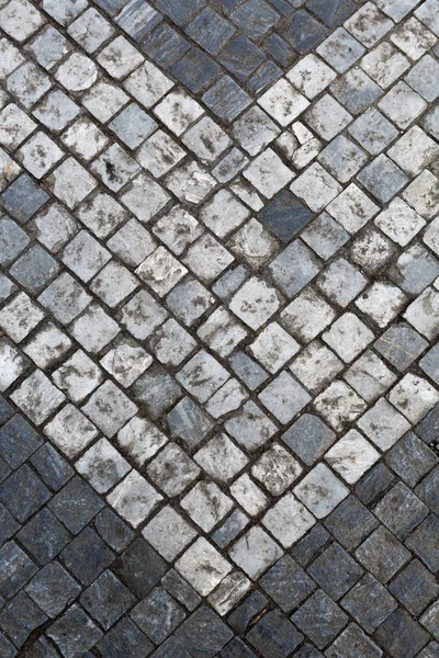Stone pavement in Prague by day — Stock Photo, Image