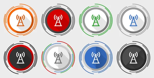 Antenna 디자인 모바일 애플리케이션을 옵션에서 디자인 그래픽 — 스톡 사진