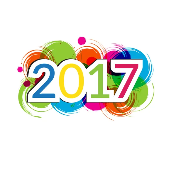 Новий рік 2017 — стоковий вектор