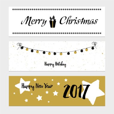 Neşeli Noel tebrik afiş