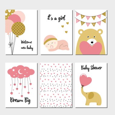 Bebek duş kartları