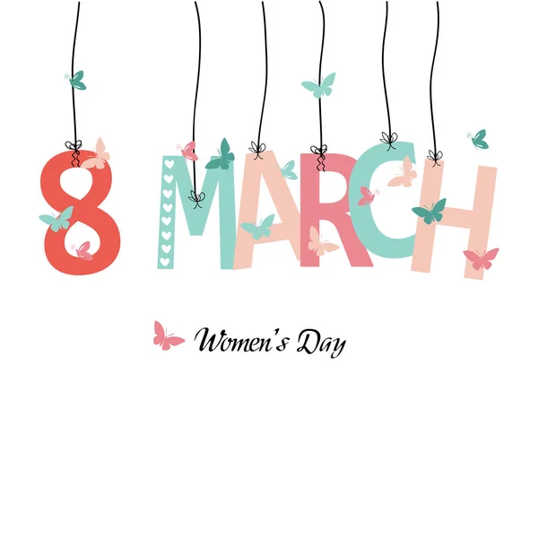 Happy Women 's Day — стоковый вектор