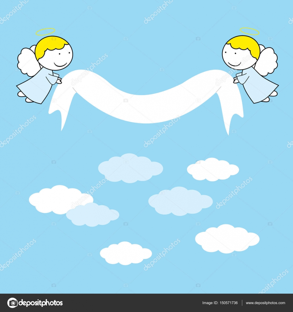 Ángeles pequeños y dulces Vector de stock #150571736 de ©justaa, image size:1600x1700