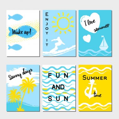 Tebrik kartları - keyfini yaz saati