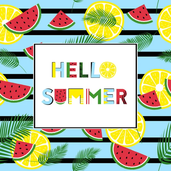 Disfruta del verano — Archivo Imágenes Vectoriales