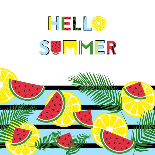 Enjoy summer time — Stock Vector