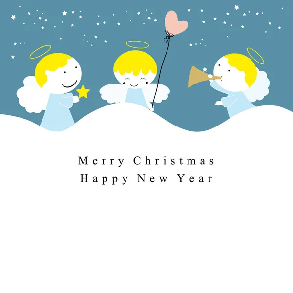 Lovely Christmas card — Stock Vector
