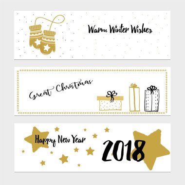 Neşeli Noel tebrik afiş