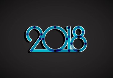 vektör çizim tasarım mutlu yeni yıl tebrik kartı