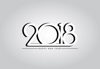 vektör çizim tasarım mutlu yeni yıl tebrik kartı