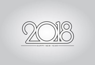 vektör çizim tasarım mutlu yeni yıl tebrik kartı