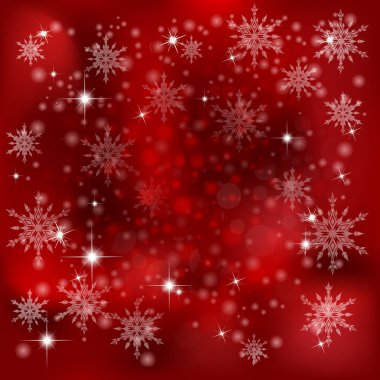 vektör çizim tasarım kar taneleri ile zarif Noel arka plan