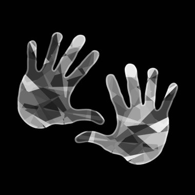 vektör çizim Tasarım renkli el