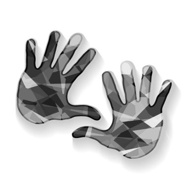 vektör çizim Tasarım renkli el