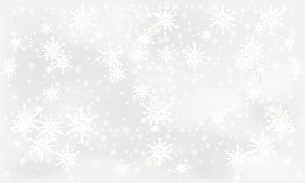 Векторная Иллюстрация Дизайна Элегантного Рождественского Фона Снегопадами — стоковый вектор