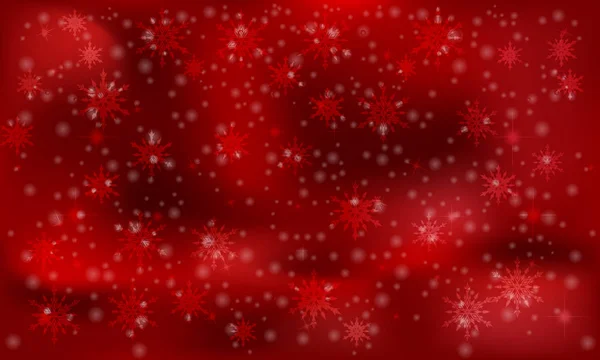 Vektor Illustration Design Von Eleganten Weihnachten Hintergrund Mit Schneeflocken — Stockvektor