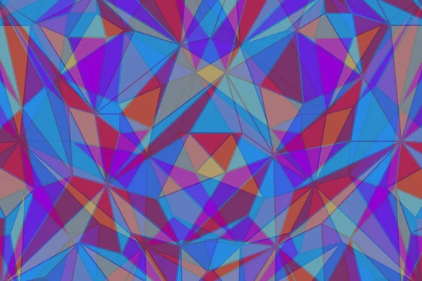 Diseño Ilustración Vectorial Fondo Triangular Colorido Abstracto — Vector de stock