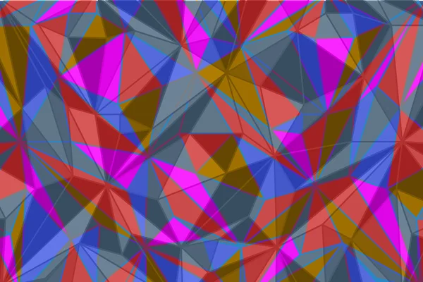 Векторная Иллюстрация Рисунка Абстрактного Красочного Треугольного Фона — стоковый вектор