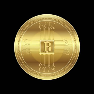 Altın Kripto para birimi, vektör