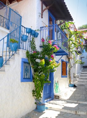 Tipik Yunan ev Skiathos Town Skiathos Island - Yunanistan