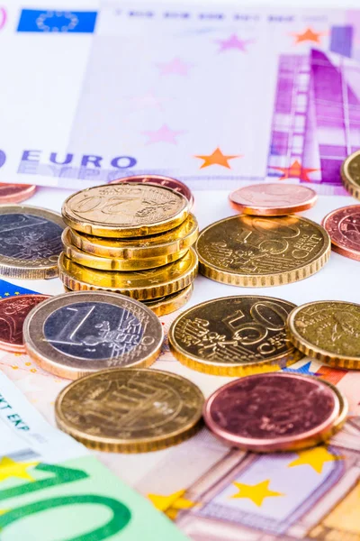 Деноминации евро — стоковое фото