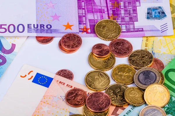 Nominałów waluty euro Obrazy Stockowe bez tantiem
