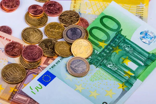 Denominações em euros Fotos De Bancos De Imagens