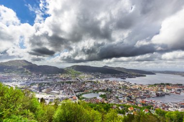 Güzel kenti Bergen, Norveç