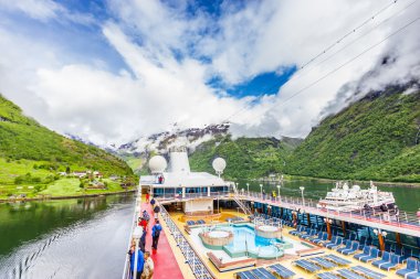 Geirangerfjord, Norveç'in güzel manzara