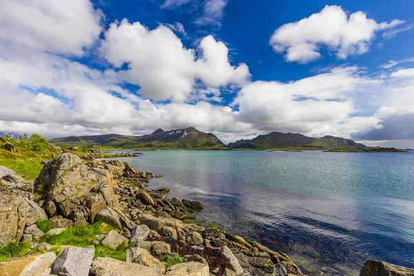 Belle vue sur les îles Lofoten en Norvège — Photo