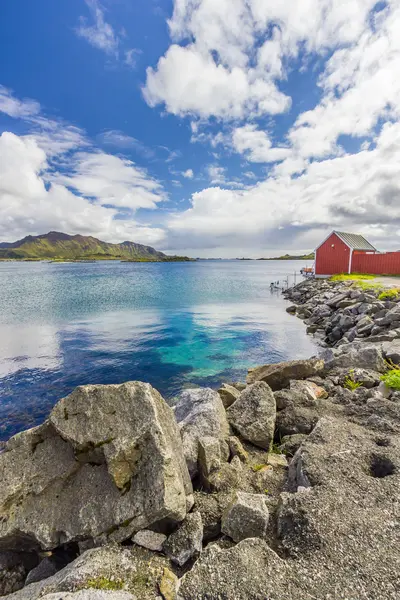 Beautiful view of Lofoten Islands in Norway Royalty Free Stock Images