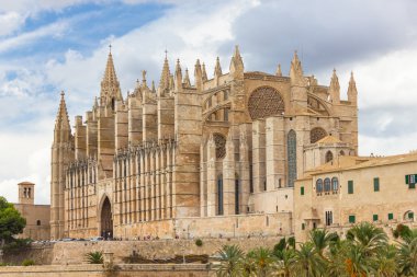 Palma de Mallorca 'daki Santa Maria Katedrali, La Seu, İspanya