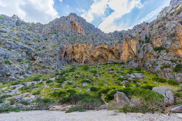 Sa Calobra güzel manzarasına Mallorca Adası, İspanya