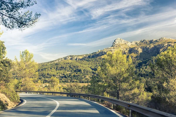Bela vista de Sierra de Tramuntana, Maiorca, Espanha — Fotografia de Stock