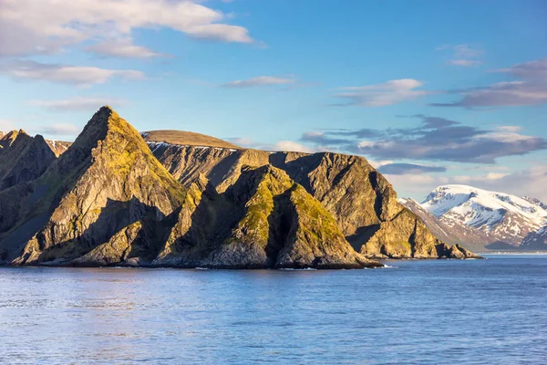 Bela vista do norte da Noruega perto de Alta — Fotografia de Stock