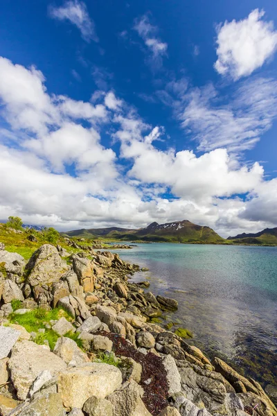 Όμορφη θέα των Νήσων Lofoten της Νορβηγίας — Φωτογραφία Αρχείου