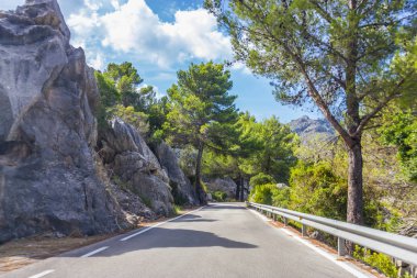 Sa Calobra güzel manzarasına Mallorca Adası, İspanya