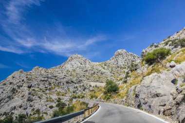 Sa Calobra güzel manzarasına Mallorca Adası, İspanya