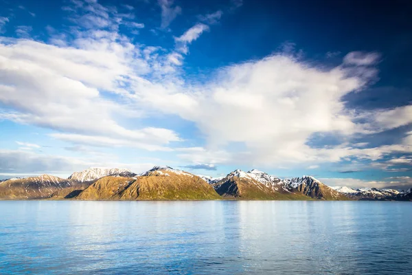 美丽的景色，挪威北部附近阿尔塔 — 图库照片