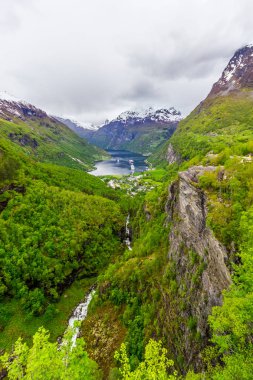 Geirangerfjord, Norveç'in güzel manzara