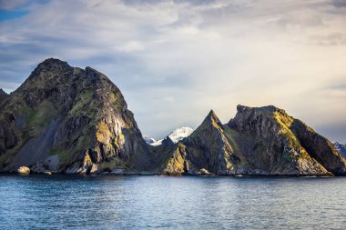 Alta yakınındaki Kuzey Norveç'in güzel manzara