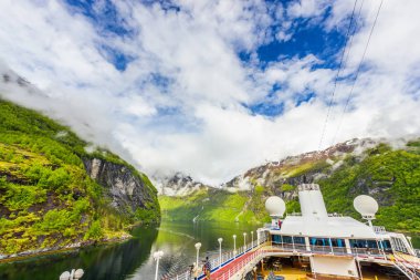 Geirangerfjord, Norveç'in güzel manzara