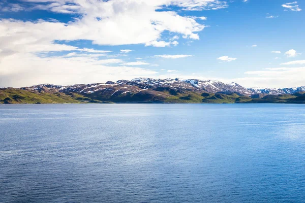 Bela vista do norte da Noruega perto de Alta — Fotografia de Stock
